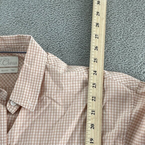 J. Crew Womens Relaxed Fit Gingham Button-Down Shirt Size 6 4357 - Picture 6 of 9